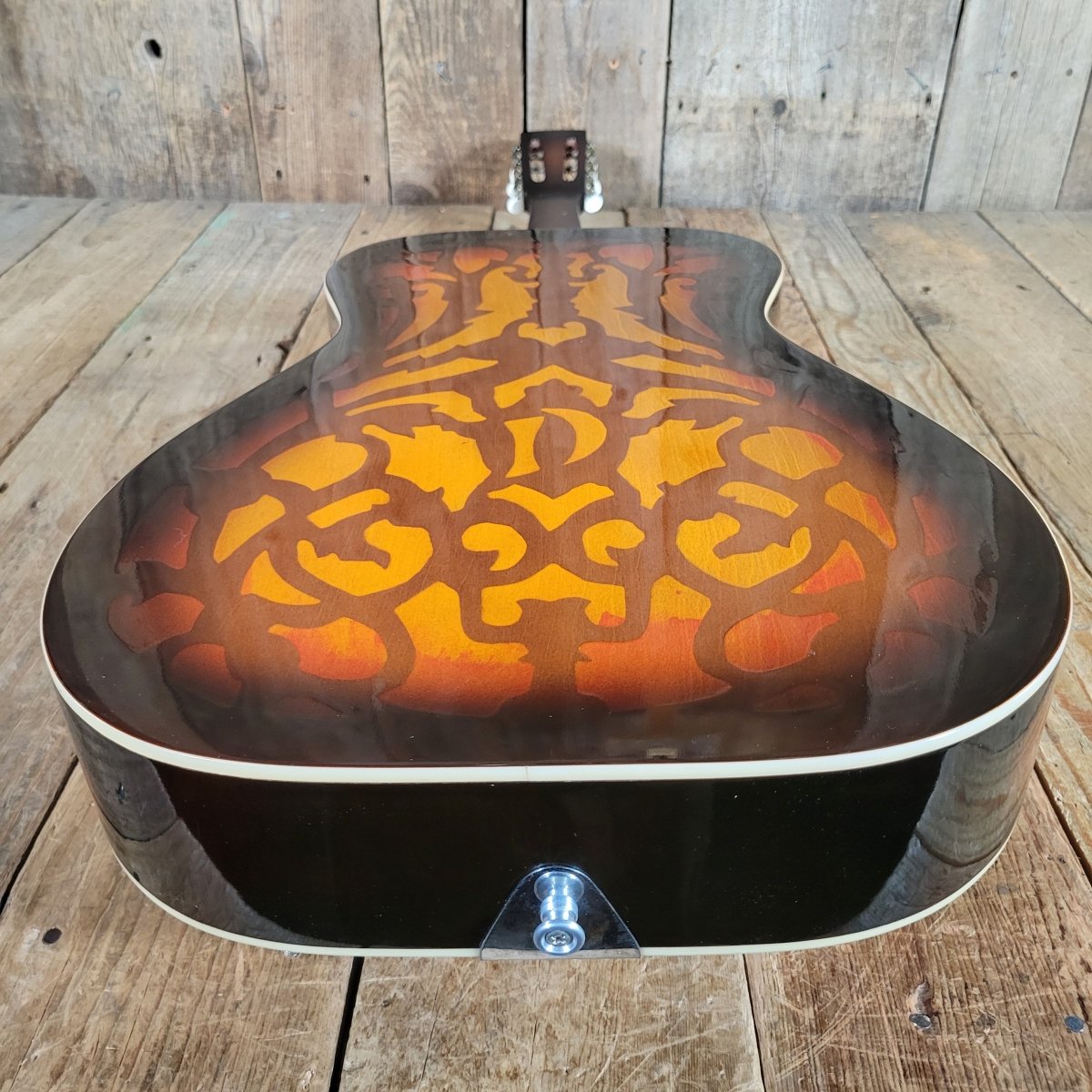 Dobro Model 66B Squareneck Resonator 1985 Sandblasted Birch With Case - Mahar's Vintage Guitars