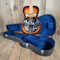 Dobro Model 66B Squareneck Resonator 1985 Sandblasted Birch With Case - Mahar's Vintage Guitars