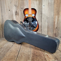 Dobro Model 66B Squareneck Resonator 1985 Sandblasted Birch With Case - Mahar's Vintage Guitars