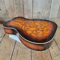 Dobro Model 66B Squareneck Resonator 1985 Sandblasted Birch With Case - Mahar's Vintage Guitars