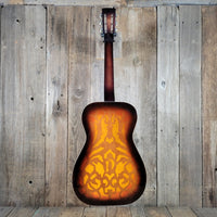 Dobro Model 66B Squareneck Resonator 1985 Sandblasted Birch With Case - Mahar's Vintage Guitars