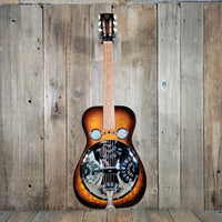 Dobro Model 66B Squareneck Resonator 1985 Sandblasted Birch With Case - Mahar's Vintage Guitars