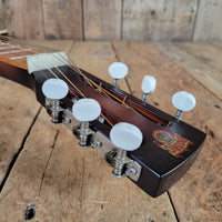 Dobro Model 66B Squareneck Resonator 1985 Sandblasted Birch With Case - Mahar's Vintage Guitars
