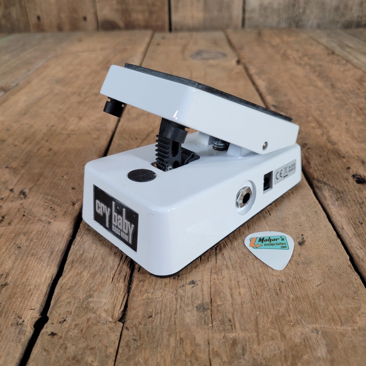 Dunlop Bass Cry Baby Mini Wah CBM105Q White - Mahar's Vintage Guitars