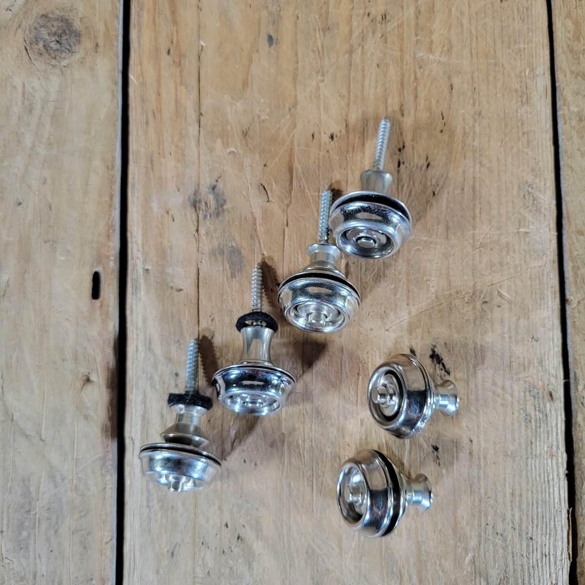 Dunlop Straplocks 3 Pairs — Lightly Used, 2 Pairs Complete - Mahar's Vintage Guitars