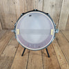 DW Collector's Series Jazz Snare Pale Blue Oyster with Bag - Mahar's Vintage Guitars
