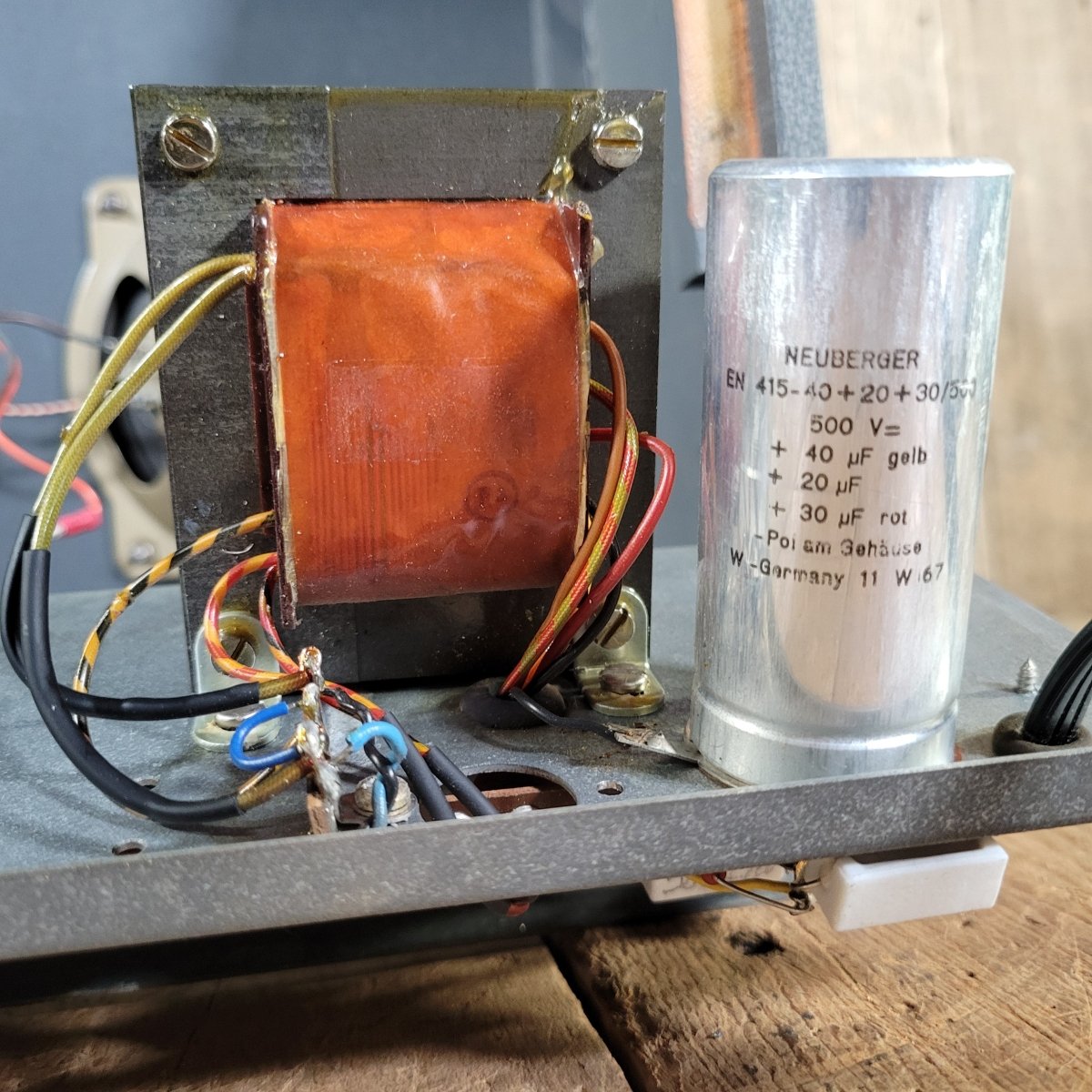 Dynacord Amigo 1964 Single Ended Tube Amp w/ Pekalit "Clapton" knobs - Mahar's Vintage Guitars