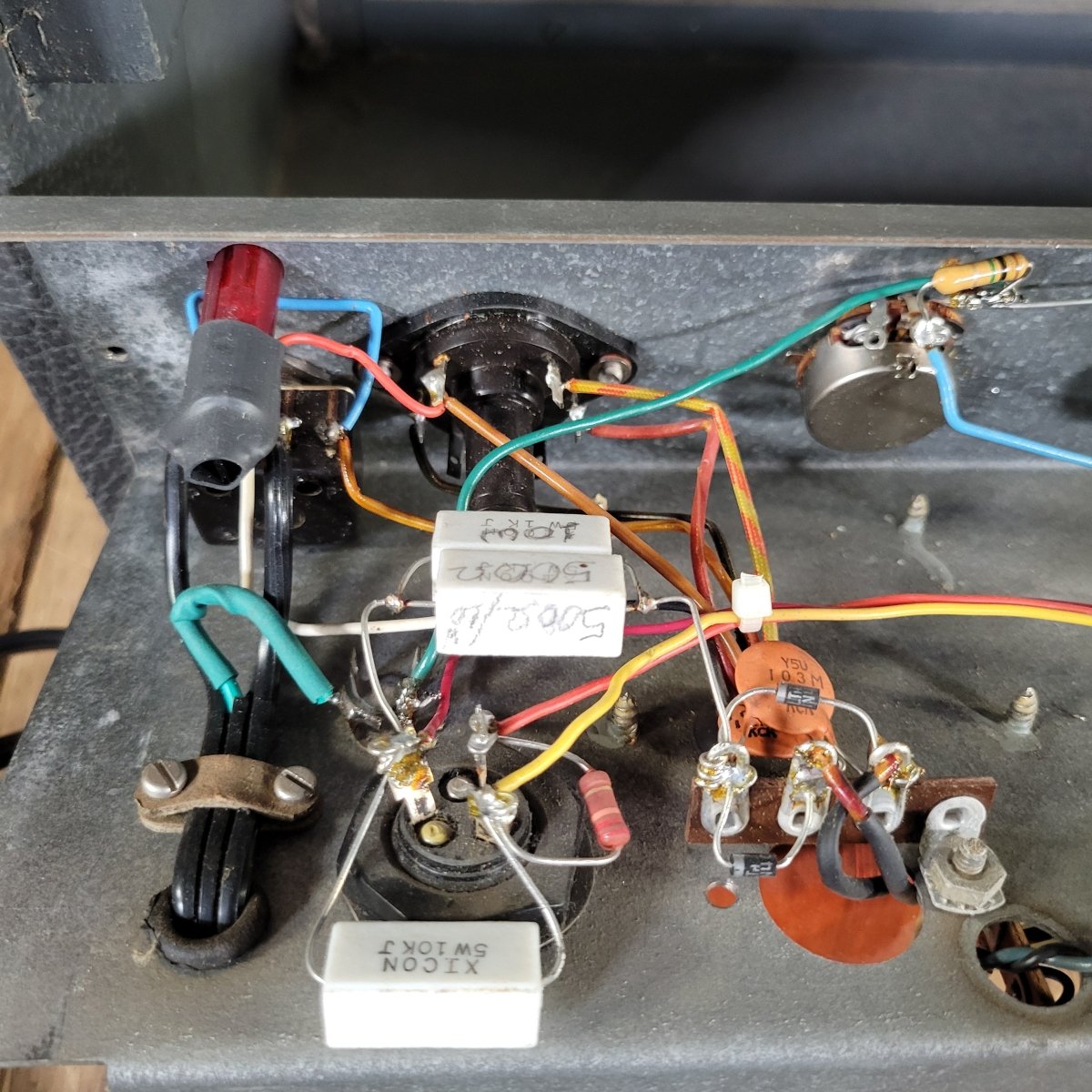 Dynacord Amigo 1964 Single Ended Tube Amp w/ Pekalit "Clapton" knobs - Mahar's Vintage Guitars