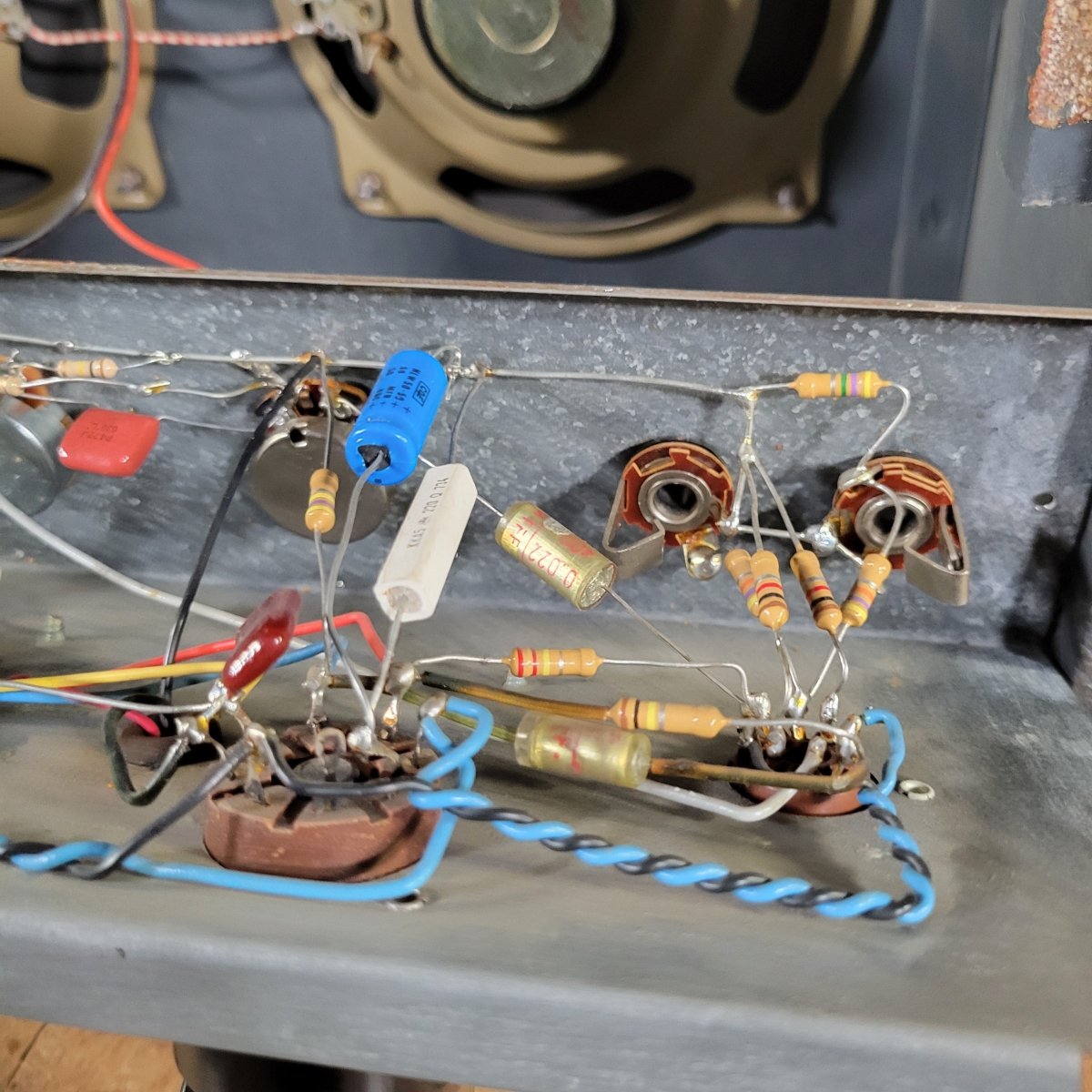 Dynacord Amigo 1964 Single Ended Tube Amp w/ Pekalit "Clapton" knobs - Mahar's Vintage Guitars