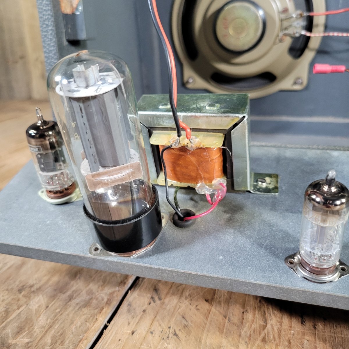 Dynacord Amigo 1964 Single Ended Tube Amp w/ Pekalit "Clapton" knobs - Mahar's Vintage Guitars