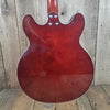 Eastwood Airline H78 Deluxe Reissue – Semi - Hollow Electric Guitar with Gold Foil Pickups - Mahar's Vintage Guitars