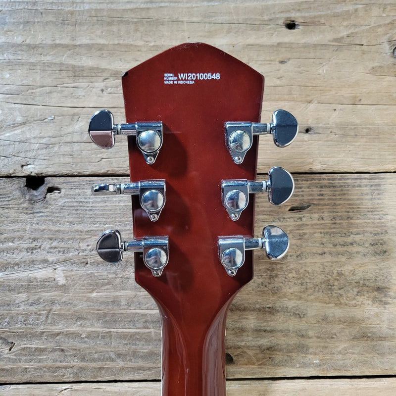 Eastwood Airline H78 Deluxe Reissue – Semi - Hollow Electric Guitar with Gold Foil Pickups - Mahar's Vintage Guitars