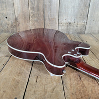 Eastwood Airline H78 Deluxe Reissue – Semi - Hollow Electric Guitar with Gold Foil Pickups - Mahar's Vintage Guitars