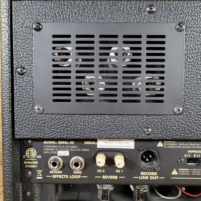 Egnater Rebel 30 Combo Amplifier – Versatile All - Tube 1x12" Guitar Amp with EL84/6V6 Power - Mahar's Vintage Guitars