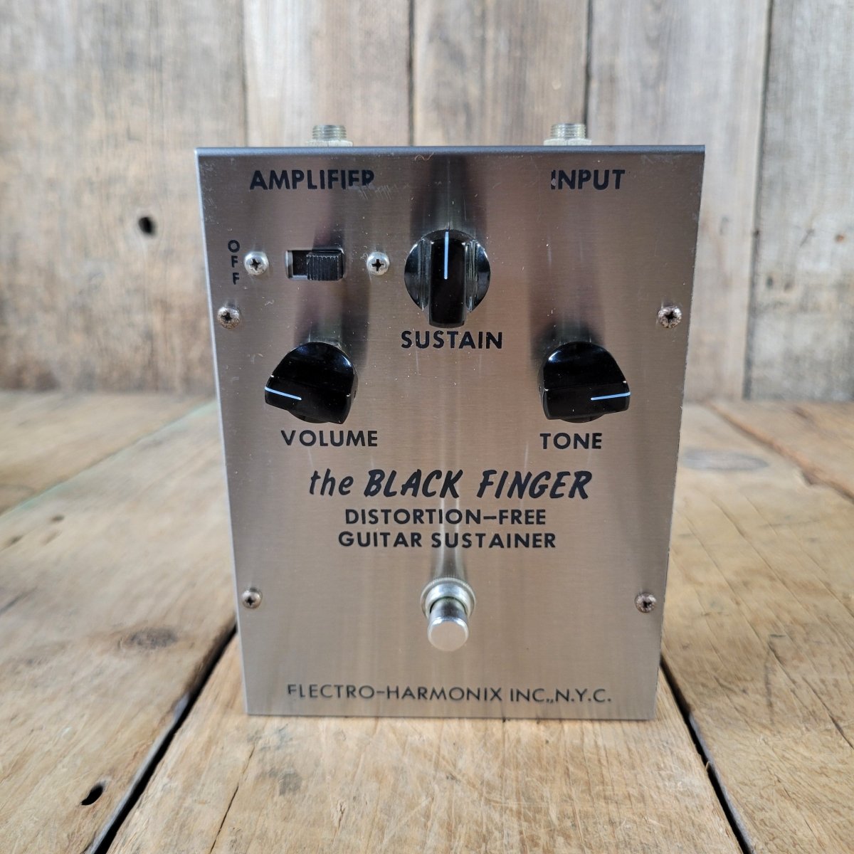 Electro - Harmonix 1972 Black Finger Sustainer Pedal Near Mint - Mahar's Vintage Guitars