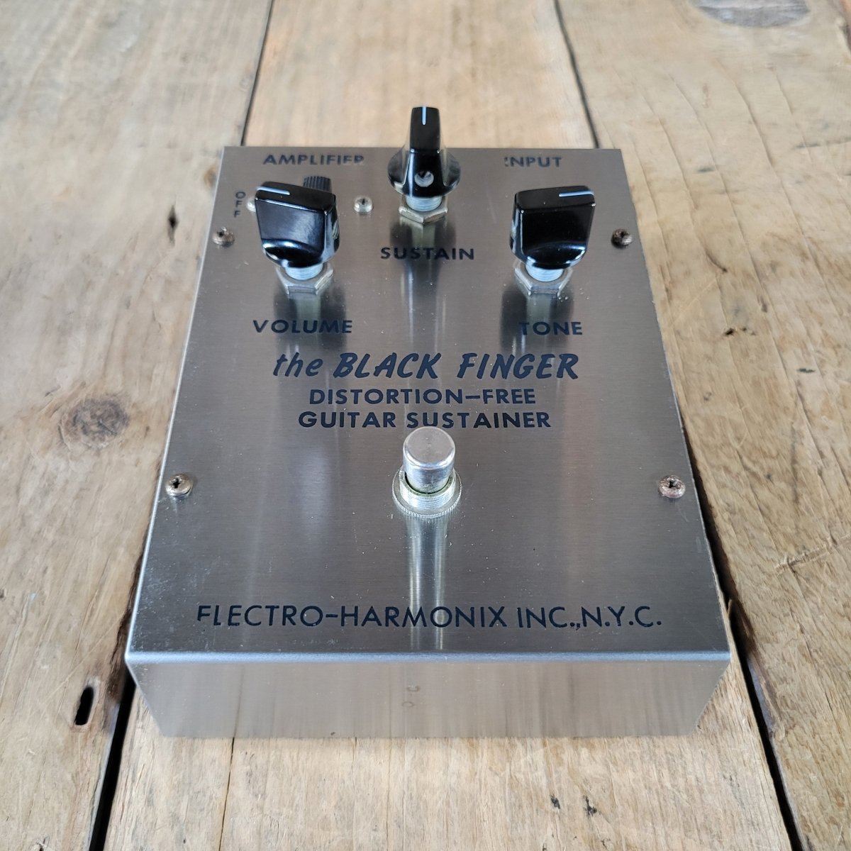 Electro - Harmonix 1972 Black Finger Sustainer Pedal Near Mint - Mahar's Vintage Guitars