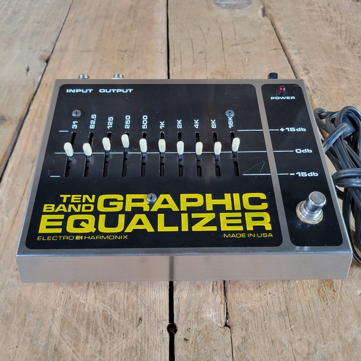 Electro - Harmonix 1977 Ten Band Graphic EQ Pedal Excellent - Mahar's Vintage Guitars