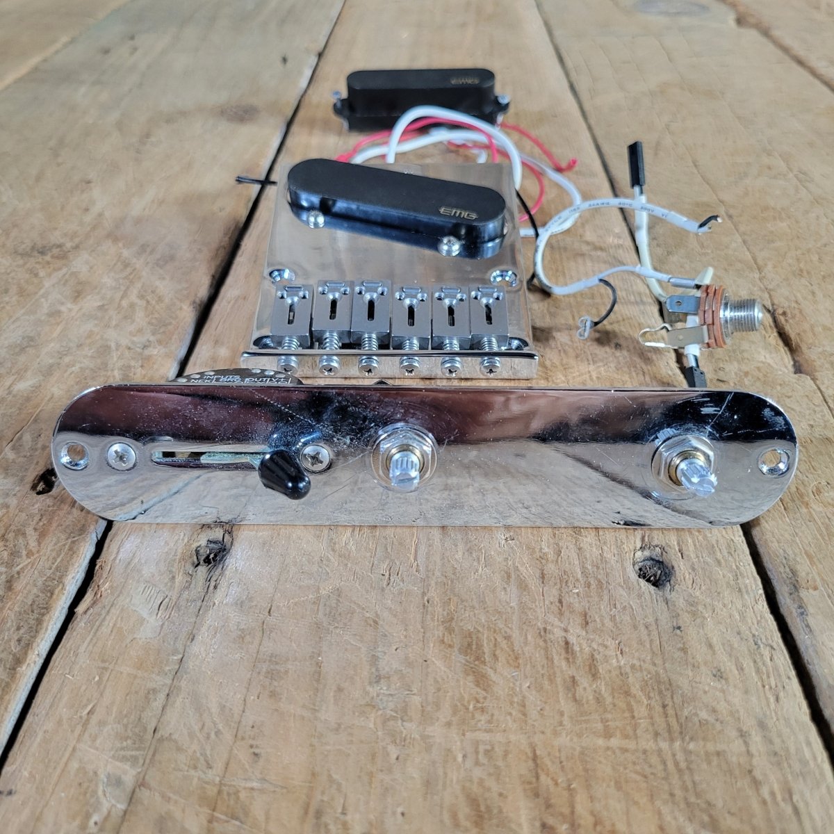 EMG 2013 FT RT Telecaster Pickup Set Fishman VT w/ Powerbridge - Mahar's Vintage Guitars