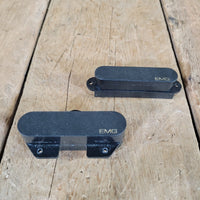 EMG FT & RT Telecaster Pickup Set Black — Complete Harness 2007 - Mahar's Vintage Guitars
