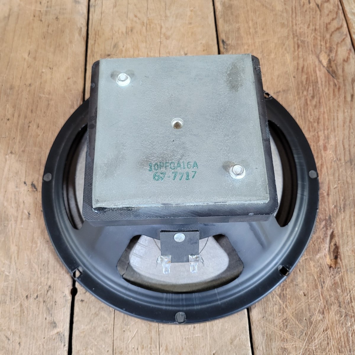 Eminence 10" 16 Ohm Speaker 10PFGA16A - Code 67 - 7717 1977 - Mahar's Vintage Guitars