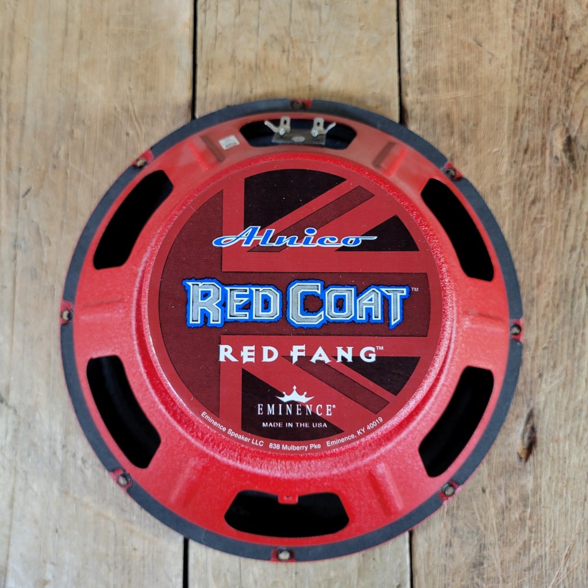 Eminence Red Fang Red Coat 12" Alnico Speaker, Near Mint - Mahar's Vintage Guitars