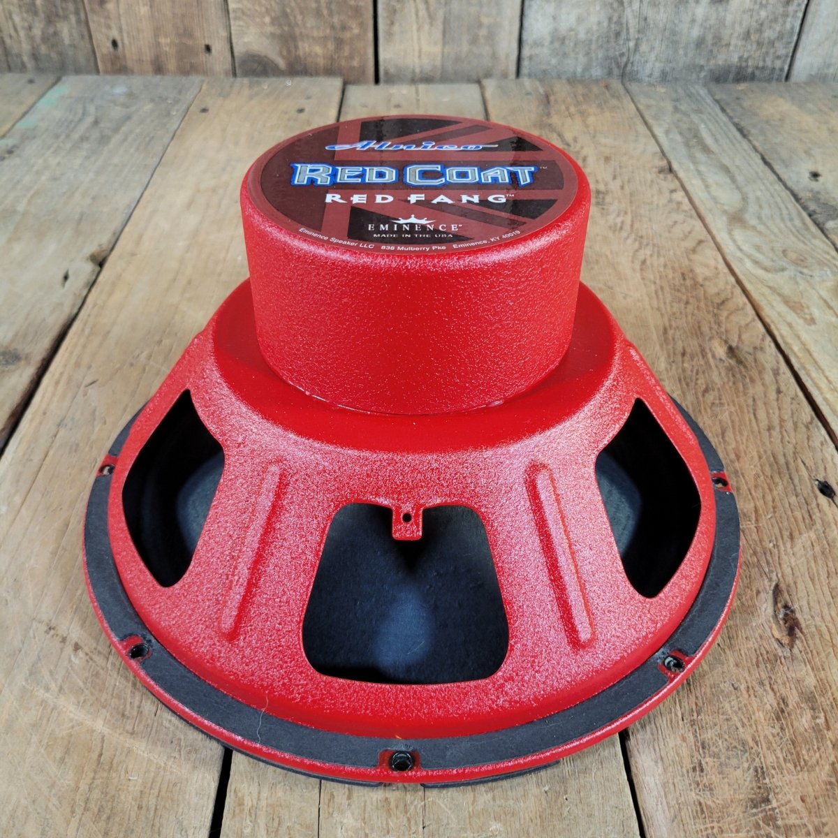 Eminence Red Fang Red Coat 12" Alnico Speaker, Near Mint - Mahar's Vintage Guitars