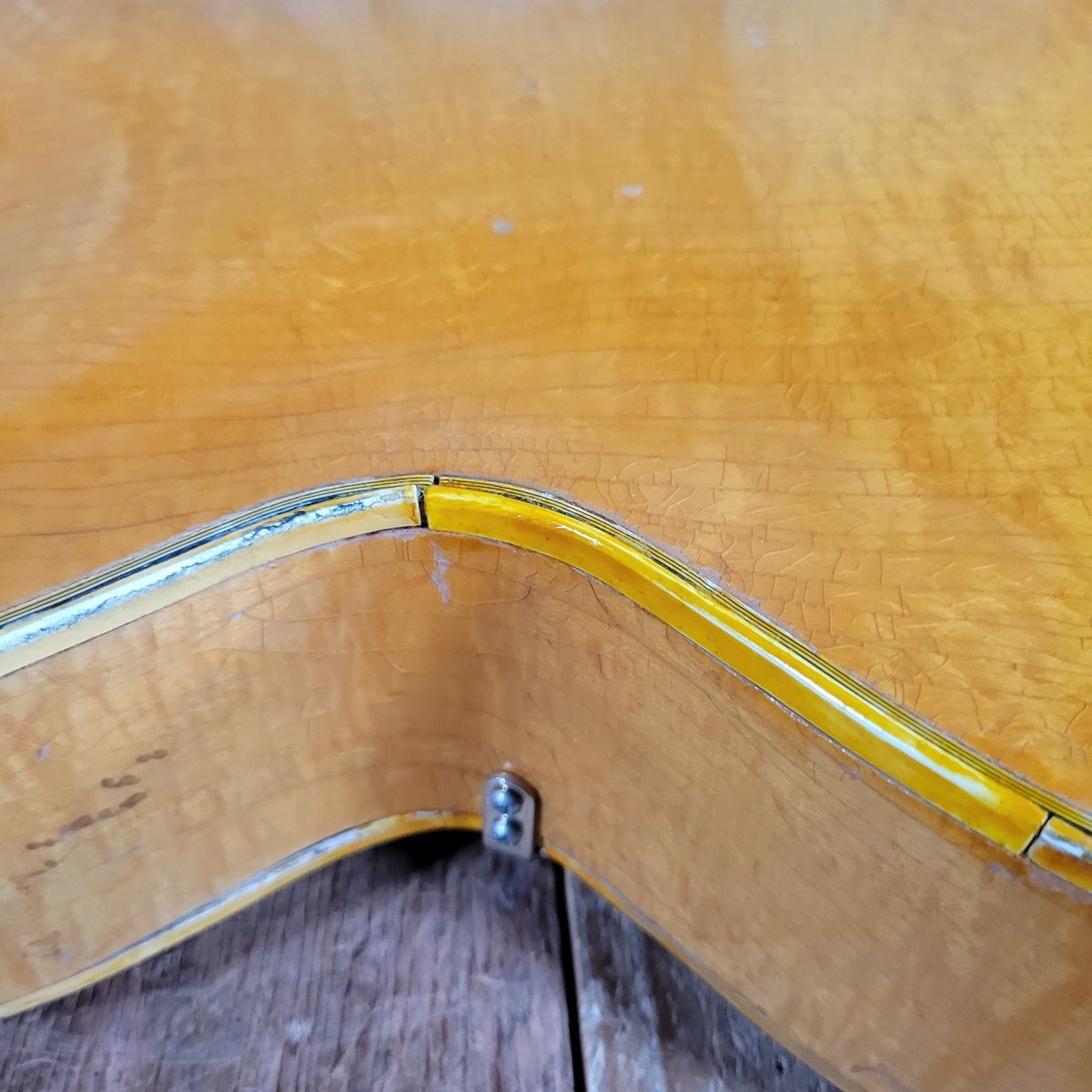 Epiphone 1953 Zephyr Emperor Regent Blonde New York Pickups - Mahar's Vintage Guitars