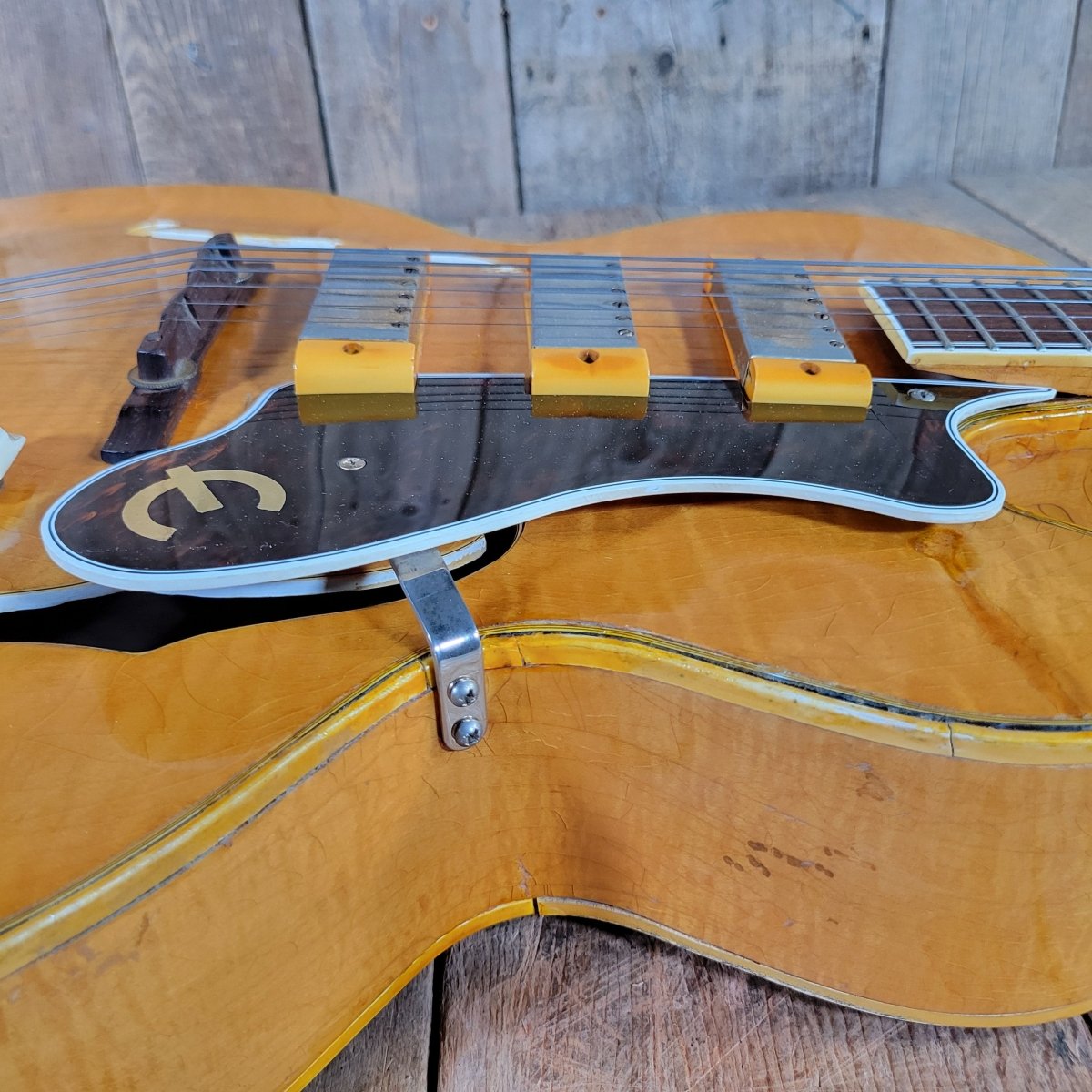 Epiphone 1953 Zephyr Emperor Regent Blonde New York Pickups - Mahar's Vintage Guitars