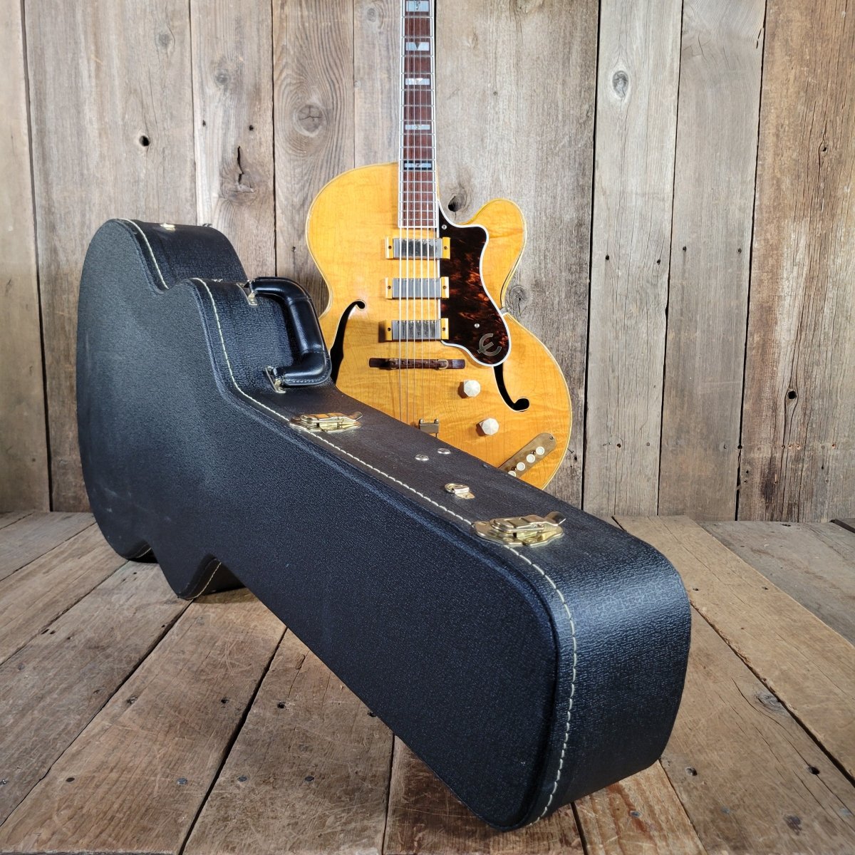Epiphone 1953 Zephyr Emperor Regent Blonde New York Pickups - Mahar's Vintage Guitars