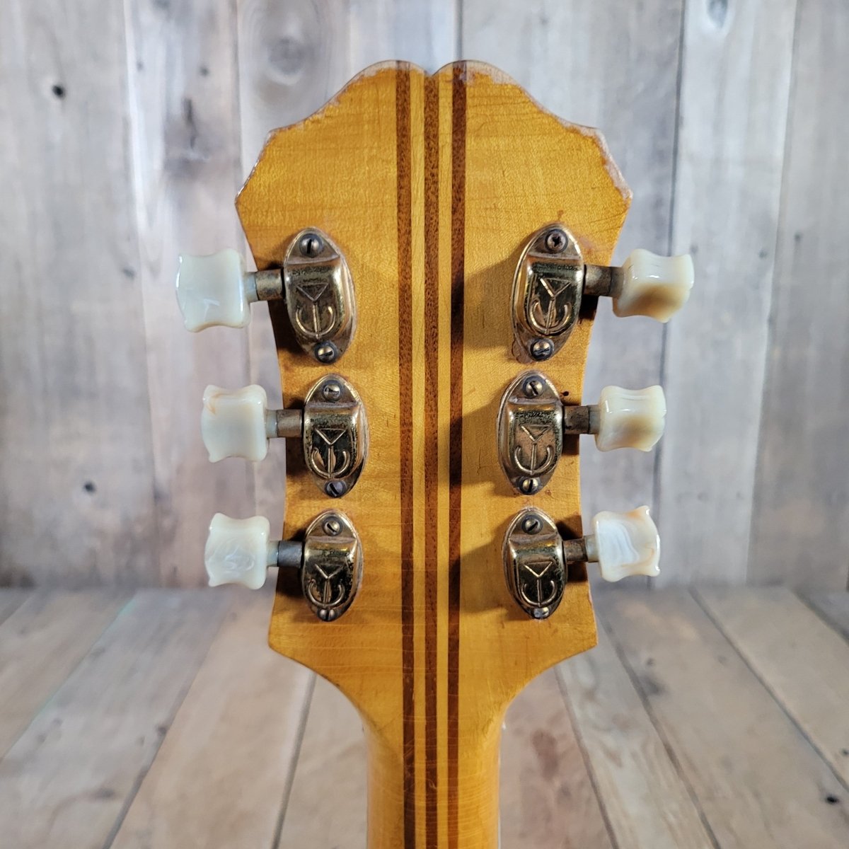 Epiphone 1953 Zephyr Emperor Regent Blonde New York Pickups - Mahar's Vintage Guitars