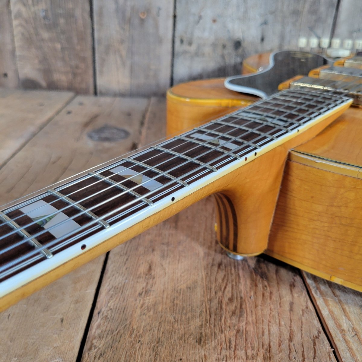 Epiphone 1953 Zephyr Emperor Regent Blonde New York Pickups - Mahar's Vintage Guitars