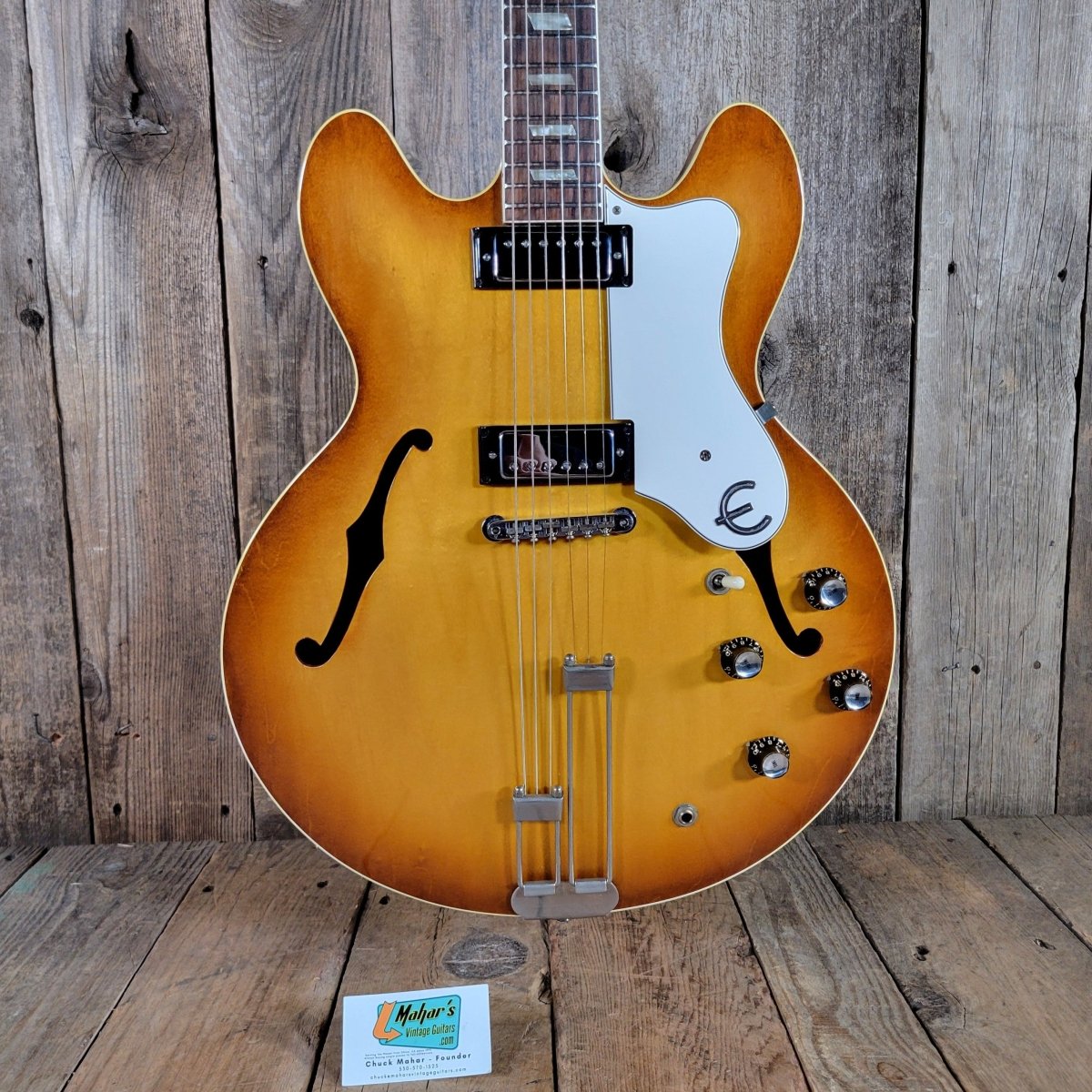 Epiphone 1966 Riviera E360TD w/ Original Case - Mahar's Vintage Guitars