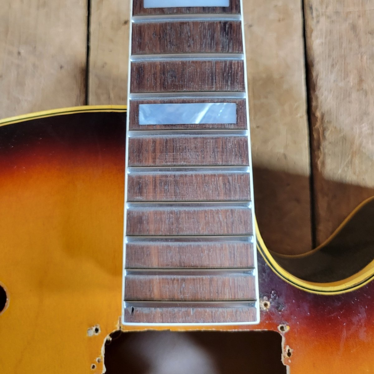 Epiphone 1968 E - 252 Broadway Archtop Husk Project Poor - Mahar's Vintage Guitars