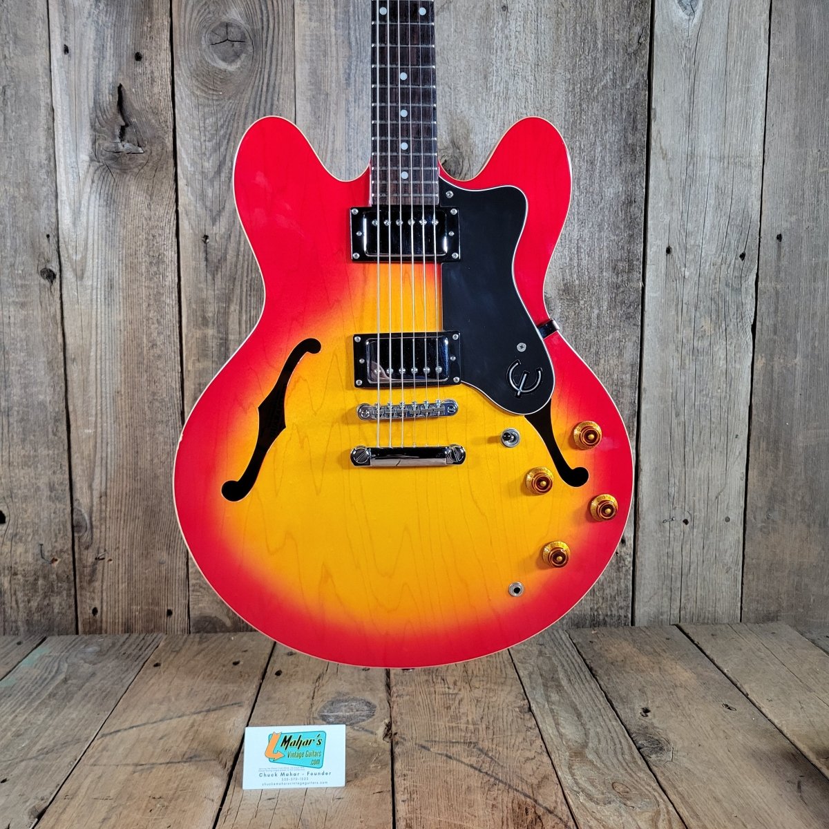 Epiphone 1999 DOT ES - 335 Reissue Cherry Sunburst MIK Near Mint - Mahar's Vintage Guitars