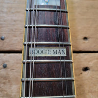 Epiphone 1999 Sheraton John Lee "Boogie Man" Hooker Signature 43 of 220 Ebony w/ Orig Case, Very Good - Mahar's Vintage Guitars