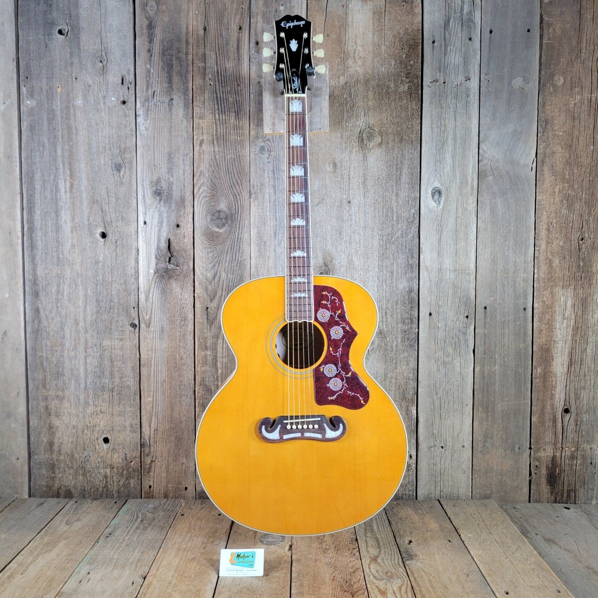 Epiphone 2025 J-200 Studio Blonde w/ Factory Fishman Pickup, No Case, Near Mint - Mahar's Vintage Guitars