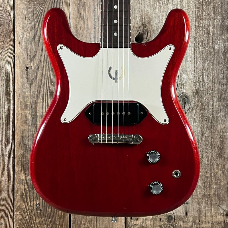 Epiphone Coronet SB - 533 1962 Cherry Red with Hang Tag 1960s Vintage For Sale - Mahar's Vintage Guitars