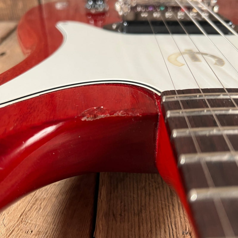 Epiphone Coronet SB - 533 1962 Cherry Red with Hang Tag 1960s Vintage For Sale - Mahar's Vintage Guitars