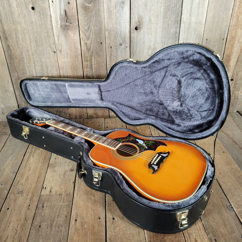 Epiphone Dove Pro VB Acoustic Electric Guitar 2013 with Original Case - Mahar's Vintage Guitars