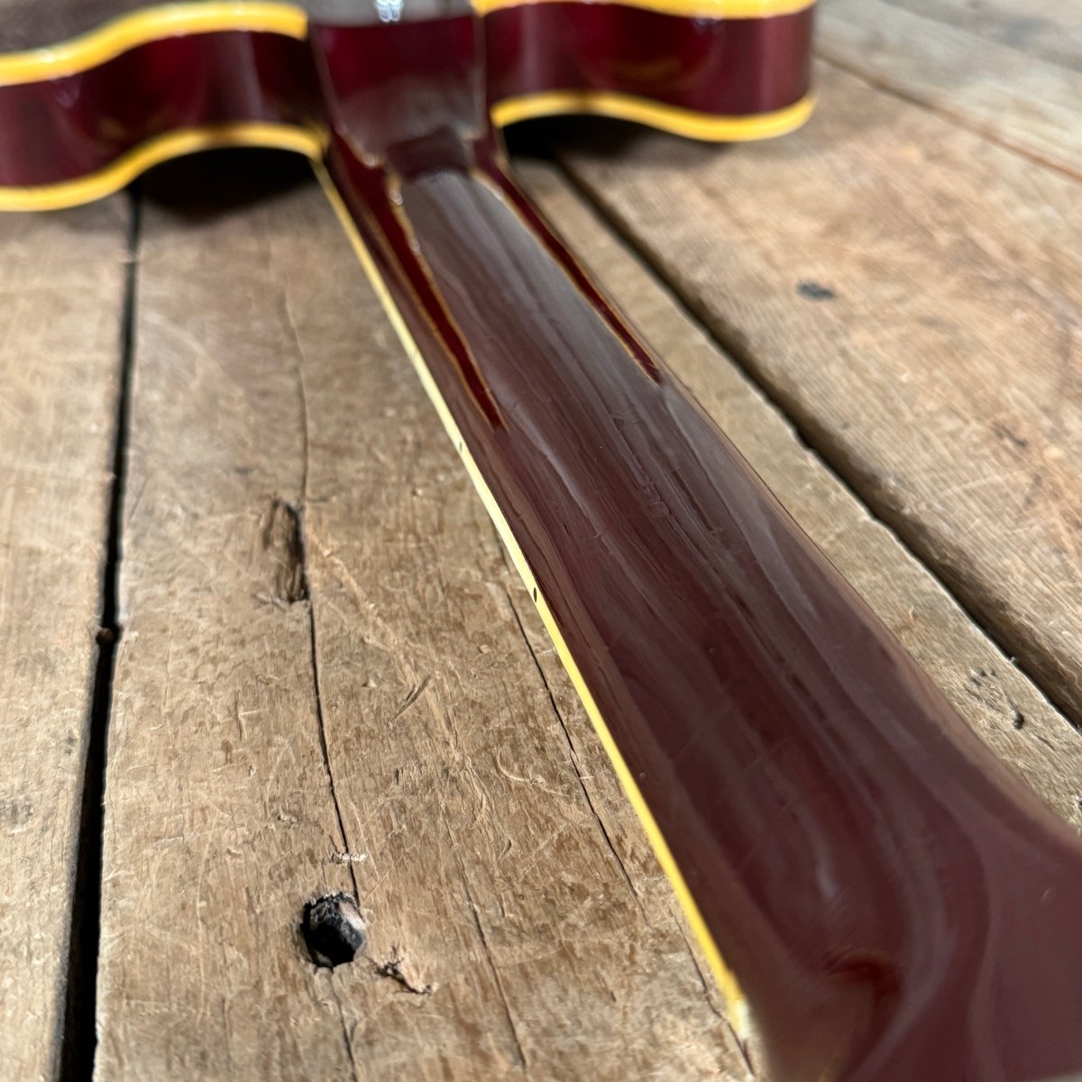 Epiphone E230TD Casino 1967 Sparkling Burgundy Vintage Custom Color Electric Guitar - Mahar's Vintage Guitars