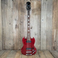 Epiphone EB - 35 5 - String Bass Guitar 2000 – Mahogany Body, Dual Humbuckers, Long Scale - Mahar's Vintage Guitars