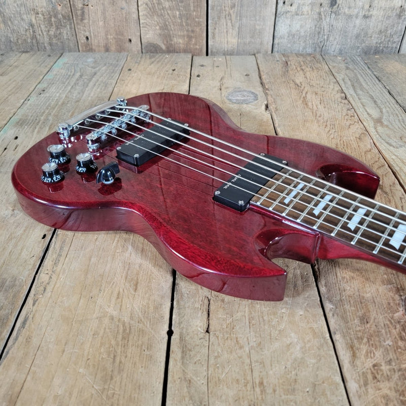 Epiphone EB - 35 5 - String Bass Guitar 2000 – Mahogany Body, Dual Humbuckers, Long Scale - Mahar's Vintage Guitars