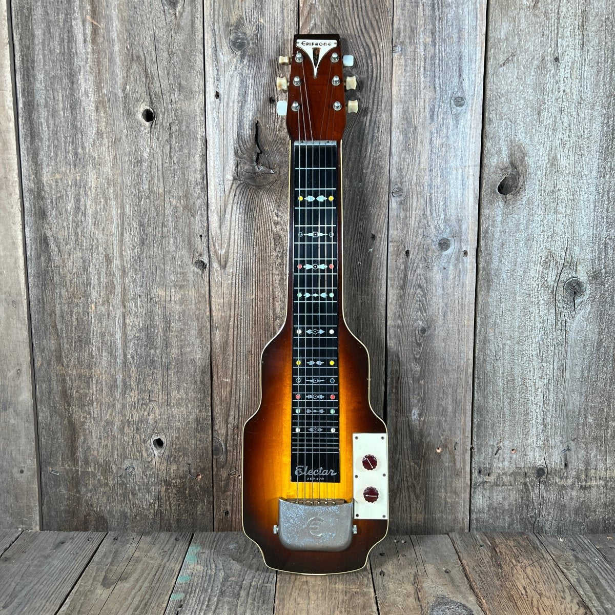 Epiphone Electar Zephyr Six String Lap Steel 1950's Sunburst - Mahar's Vintage Guitars