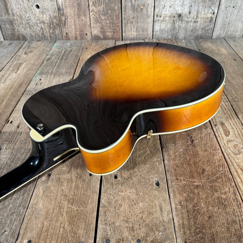 Epiphone Emperor Regent 2006 – Archtop Jazz Guitar, Antique Sunburst, Floating Mini - Humbucker Korea - Mahar's Vintage Guitars