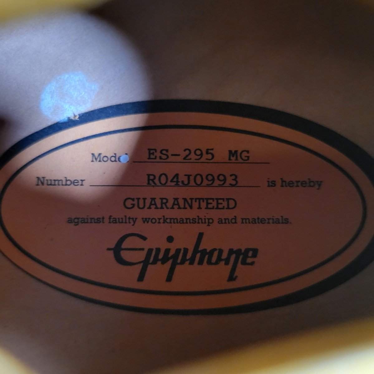 Epiphone ES - 295 MG 2004 - Mahar's Vintage Guitars