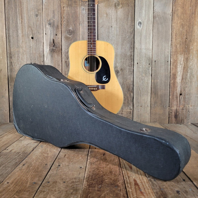 Epiphone FT - 145 1970s – Made in Japan, Vintage Acoustic with Original Hard Case - Mahar's Vintage Guitars
