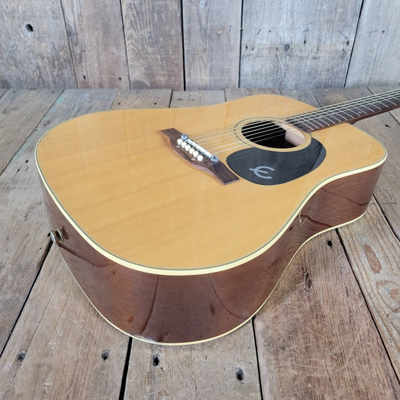 Epiphone FT - 145 1970s – Made in Japan, Vintage Acoustic with Original Hard Case - Mahar's Vintage Guitars