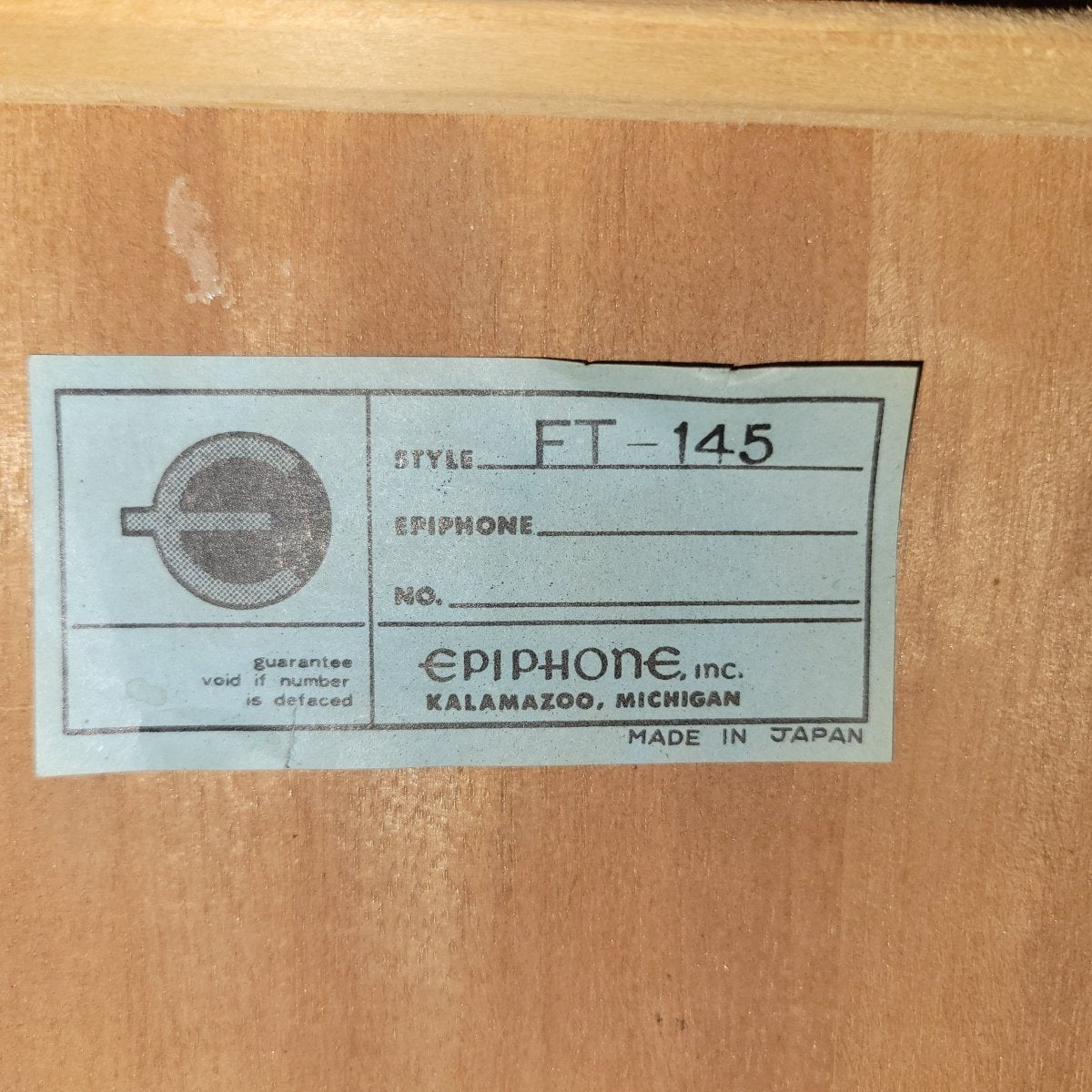 Epiphone FT - 145 1970s – Made in Japan, Vintage Acoustic with Original Hard Case - Mahar's Vintage Guitars