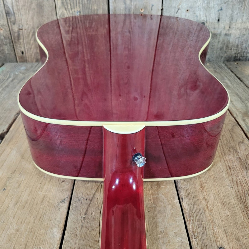 Epiphone Hummingbird H/S Dreadnought Cherry Sunburst with Hard Case 2010s - Mahar's Vintage Guitars