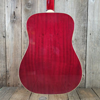 Epiphone Hummingbird H/S Dreadnought Cherry Sunburst with Hard Case 2010s - Mahar's Vintage Guitars